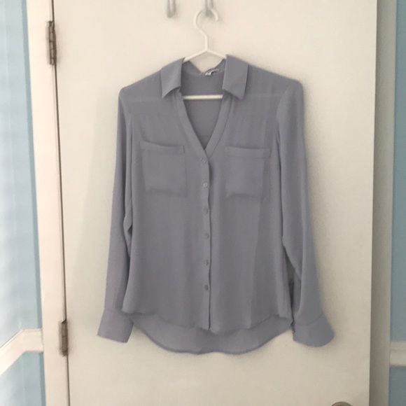 Express Tops - Express chiffon blouse.  Like new.